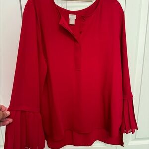 Chico’s red top
